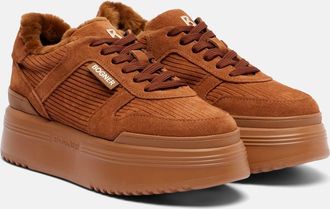 Bogner New York suede platform sneakers