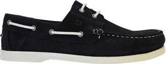 Nicholas Deakins Heren Monteiro Leren Bootschoenen (Marine)