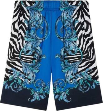 Versace Jeans Couture Zebra Print Barokke Omtrek Shorts - Heren - Strandmode - Veelkleurig - XL - Badmode