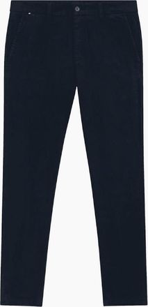 HUGO BOSS Mens H-Kaiton1 Slim Fit Navy Cotton Chino