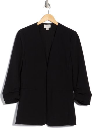 Nordstrom Rack Slim Cinched Sleeve Blazer in Black at Nordstrom Rack, Size X-Small