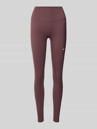 Nike Leggings mit Logo in Taupe, Gr&ouml;&szlig;e M