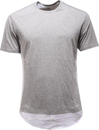 Paolo Pecora T-Shirts, male, Gray, S, Heather Gray Cotton Shirt