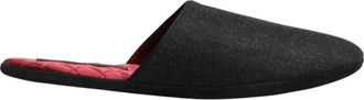 Dolce & Gabbana Gewatteerde wollen kasjmier pantoffels - Heren - Pantoffels - Grijs - 43 EU - Wol - Schoenen