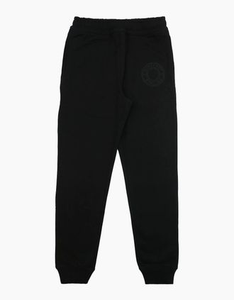 Burberry Mens Burberry Rogan Embroidered Circle Logo Bottoms Black - Size: 36/37