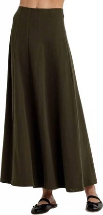 Sundays Mallory Skirt In Moorland Green