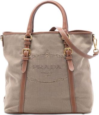 Prada Pre-owned Prada Canvas Canapa Logo Satchel Ladies FB5MIP5B7ISU0NLG