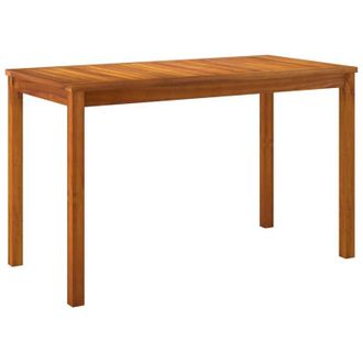vidaXL Mesa De Jard&iacute;n Madera Maciza De Acacia 110x55x67 Cm Vidaxl
