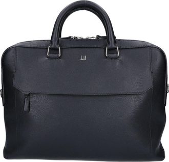 Dunhill Black Leather Briefcase (Pre-Owned)