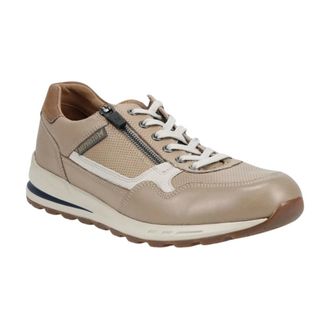 Mephisto Sneakers - Heren - Schoenen - Beige - Maat: 42 1/2 EU Leer