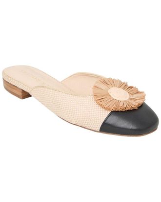 Jack Rogers Tinsley Mule Raffia & Leather Mule