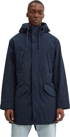 Timberland Parka Fishtail Impermeabile - - Jackets - Uomo - Blu - S
