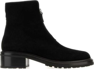 The Row Black Suede Hike Boots