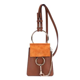 Chlo&eacute; Pre-owned Womens Faye Bracelet Backpack - Brown - One Size