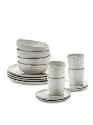 Serax Breakfast Set 16 Pcs Off White la M&egrave;re