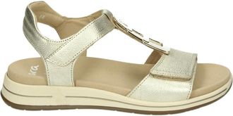 Ara Schoenen, Dames, Grijs, 42 EU, Leer, 1234804 Flat Sandalen
