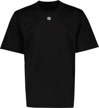 Fendi Hombre, Camisetas, Negro, Talla: L
