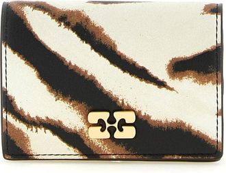 Ganni Kaarthouder met Tijgerprint - Dames - Portefeuilles - Veelkleurig - ONE Size - Accessoires