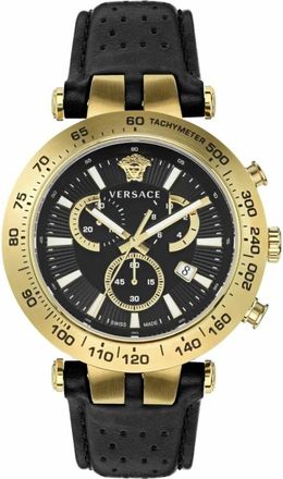 Versace Heren, Accessoires, Geel, Maat: ONE Size Leer