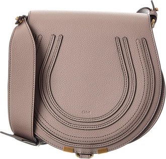 Chlo&eacute; Marcie Leather Saddle Bag