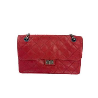 Chanel Pre-owned Felt Schoudertas - Dames - Pre-owned - Rood - Maat: ONE Size