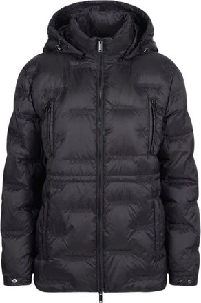 Iceberg Kort donsjack met capuchon - Dames - Gewatteerde jassen - Zwart - XL - Nylon - Jassen