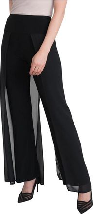 Joseph Ribkoff Elegante Broek - Dames - Wijde Broeken - Zwart - 3XL - Broeken