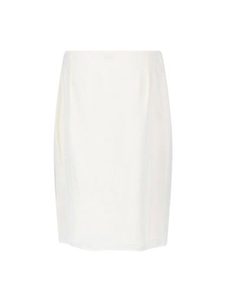 Versace Womens Skirts White Silk