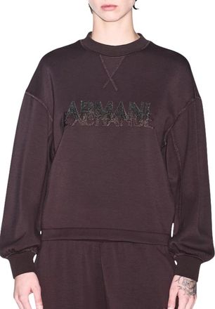 A|X Armani Exchange Sweatshirts - Dames - Sweatshirts - Bruin - M - Hoodies & sweatvesten