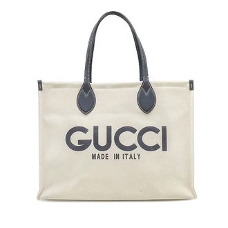 Gucci Pre-owned Gucci Large Canvas Logo Tote Ladies SJ730U7IA9728EXO