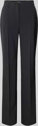 Marc Cain Bundfaltenhose mit Ges&auml;&szlig;taschen in Black, Gr&ouml;&szlig;e 34