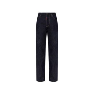 Dsquared2 Straight Jeans, female, Blue, Size: 2XS San Diego Jeans