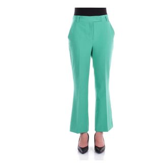 Liu Jo Dames, Broeken, Groen, Maat: M Poliester