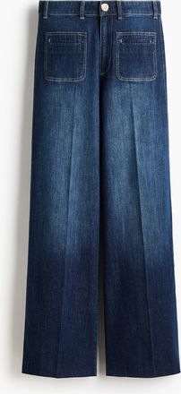 H&M Wide High Jeans - Blue