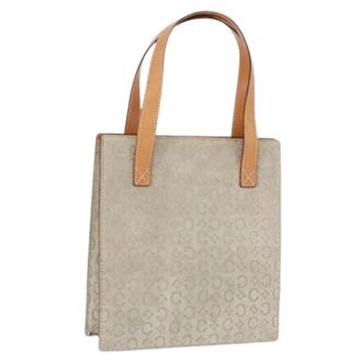 Celine Pre-owned Vintage Hand Bag - Dames - Vintage Handtas - Beige - ONE Size - Leer - Vintage