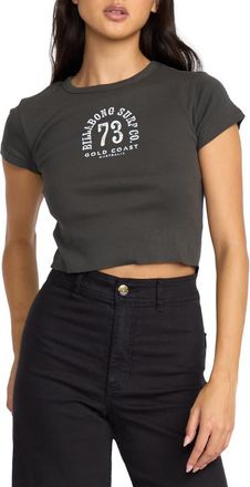 Billabong Walking Slow Cotton Graphic T-Shirt in Off White /Brown at Nordstrom, Size Medium