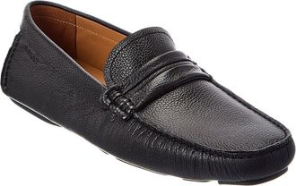 Bally Buckle Leather Loafer