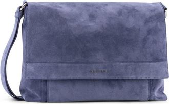 Orciani Peach Suede Messenger Bag