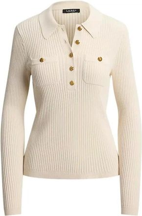 Ralph Lauren Donna, Top, Beige, L, new