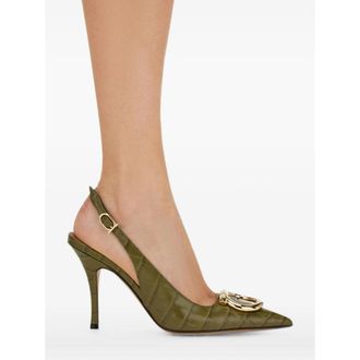 Ferragamo Neoli Slingback Pump - Green