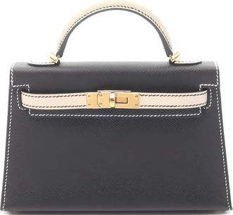 Herm&egrave;s Borsa tote Kelly mini 2024 - Nero