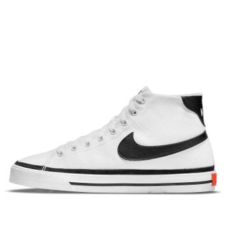Nike (WMNS) Nike Court Legacy Canvas Mid White Black DD0161-100