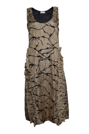 Dries Van Noten Dries van Noten, sleeveless and quilted dress
