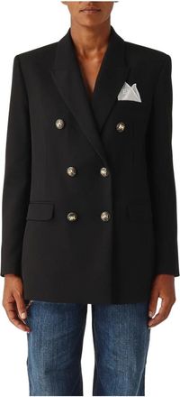 Elisabetta Franchi Mujer, Chaquetas, Negro, Talla: L