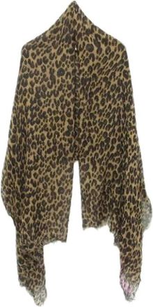 Louis Vuitton Pre-owned Scarves, female, Brown, Size: ONE SIZE Pre-owned Fabric Scarf