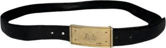 Celine Pre-owned Belts, female, Black, Size: ONE SIZE Pre-owned Vintage Belt