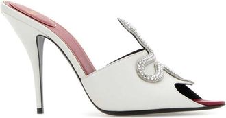 Valentino Garavani White Embellished Pumps