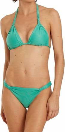 Lenny Niemeyer Womens Fabric Slider Bikini Bottom In Atlantis