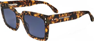 Isabel Marant Womens 55mm Yellow Havana Sunglasses