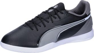 Puma Unisex King Match IT Soccer Shoe, Black White-Cool Dark Gray, 10.5 UK